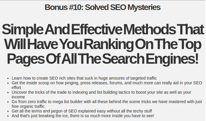 Invisible Seo Secrets 2017 By Dougp Review – SCAM OR LEGIT? : Weird Seo Secrets Automatically Generate Crazy Streams Of Never-Ending Laser Targeted Traffic From Google, Bing & Yahoo In 30 Days Or Less